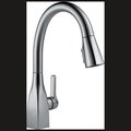 Delta 8" Mount, Commercial 1 or 3 Hole Kitchen Faucet 9183-AR-DST